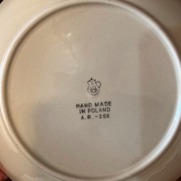 Polish Pottery Dessert Plate by Ceramika Artystyczna - Picture 2 of 2